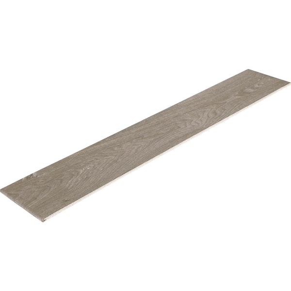 Vicinity Gray Brown Matte 6 in. x 36 in. Glazed Porcelain Floor and Wall Tile (13.05 sq. ft./Case)