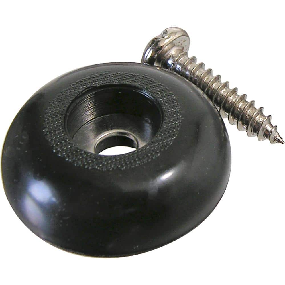 Black 1" Round Heavy Duty Anti-Skid Surface Pads