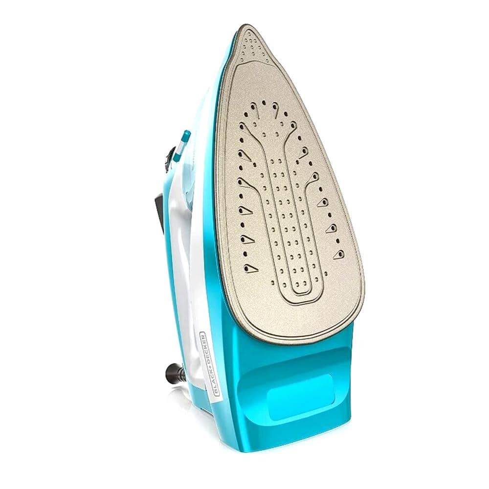 Teal Stainless Steel Steam Iron with Smart Controls
