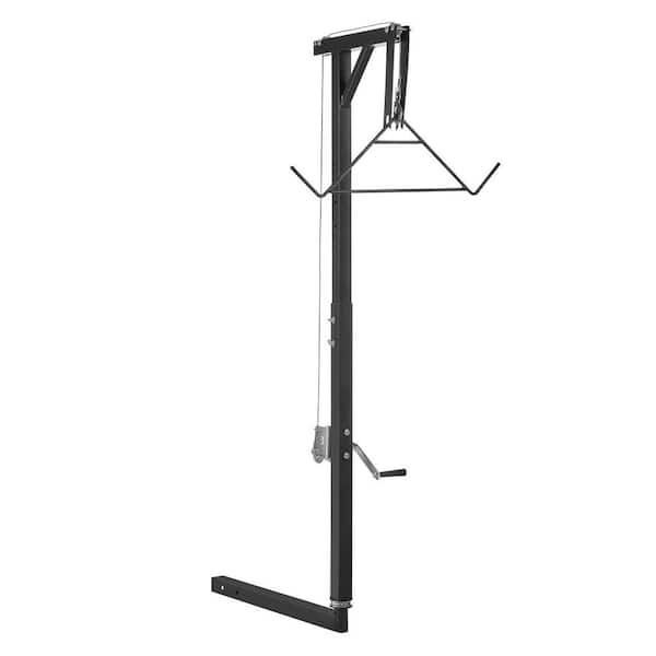 Truck Hitch Game Hoist, 300 lbs. Capacity, 2 in. Receiver, 360° Swivel and Adjustable Height, Includes Gambrel Winch