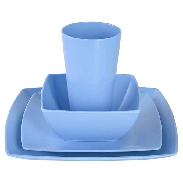 blue melamine cup 4 set