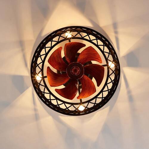 18 in. Indoor Black Flush Mount Ceiling Fan with Light and Remote Low Profile Bedroom Ceiling Fan Ceiling Light with Fan Ceiling Fans