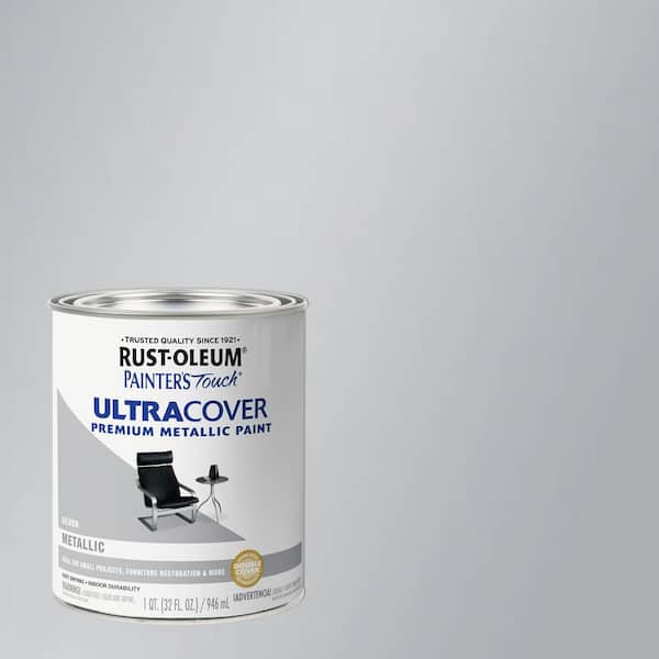 32 oz. Ultra Cover Metallic Silver General Purpose Paint