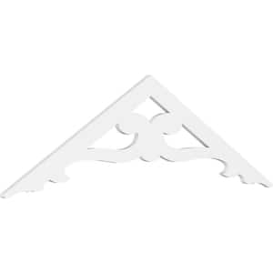 1 in. x 72 in. x 21 in. (7/12) Pitch Brontes Gable Pediment Architectural Grade PVC Moulding