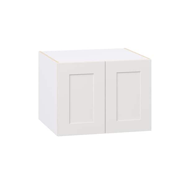 Roseland 27 in. W x 24 in. D x 20 in. H Assembled Shaker Wall Bridge Kitchen Cabinet in Warm White