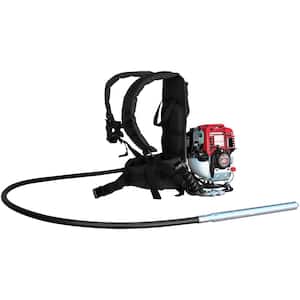 1.6 HP Honda Gas Powered Concrete Vibrator with 10 ft. Flex Shaft Cable Whip Backpack 12000 VPM