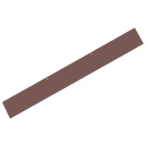 Classic Series BR-2 47.1875 in. x 6 in. x .1046 in. Brick Red Powder Coated Steel Extension for Cellar Door