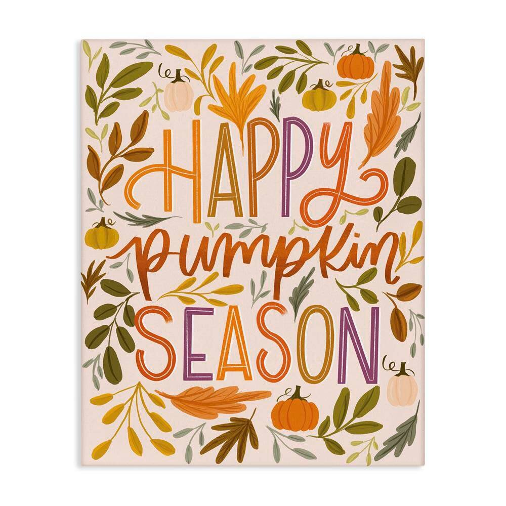 Happy Pumpkin Season by Isabela Schielke Unframed Nature Graphic Art Print 20 in. x 16 in. price history on PriceWatchPro