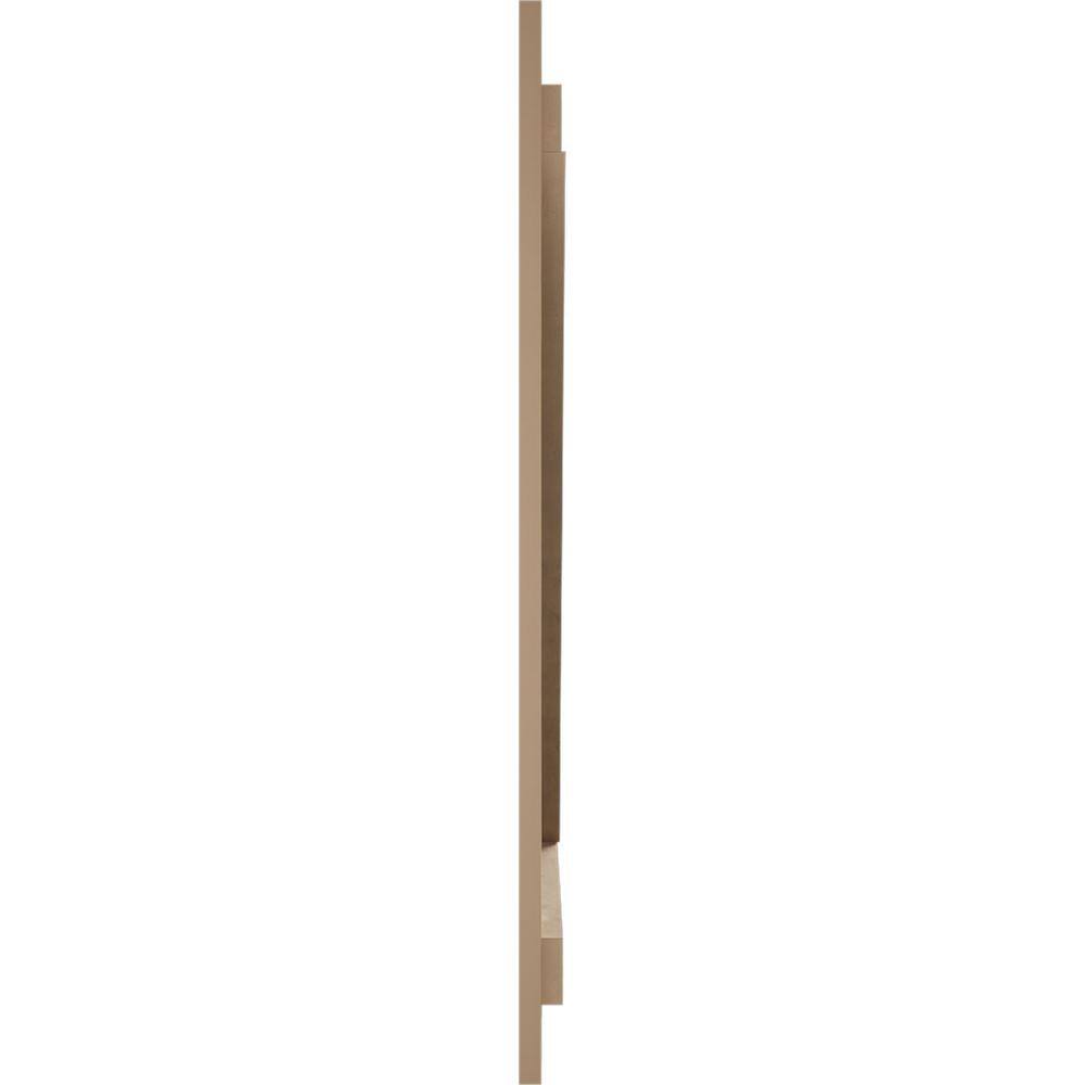 Rustic Tan Faux Wood Board-n-Batten Shutters, 90'' Height