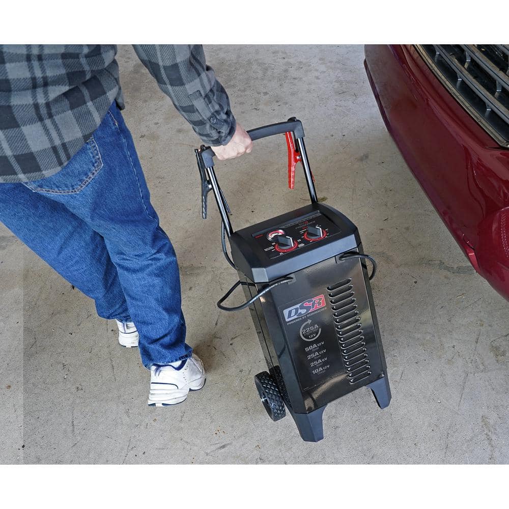 Schumacher Heavy-Duty 225 Amp 6/12V Manual Wheel Charger