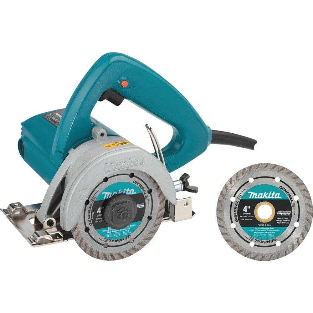 Makita 12 Amp 4-3/8 in. Masonry Saw with in. Diamond Blade 4100NHX1 The  Home Depot