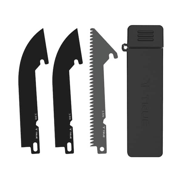 Swift Edge 3.5 in. Drop-Point and Saw Blade 3-Pieces