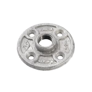 1/2 in. Galvanized Malleable Iron Floor Flange Fitting