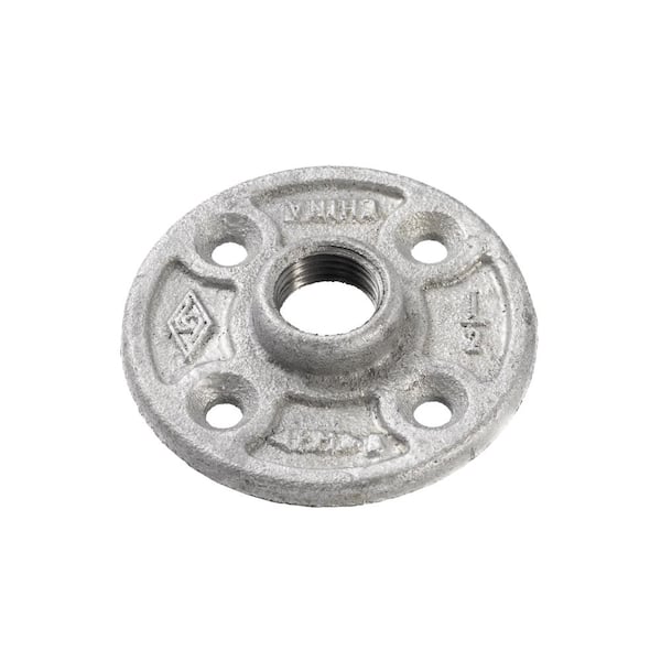 1/2 in. Galvanized Malleable Iron Floor Flange Fitting
