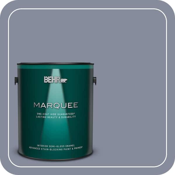 BEHR MARQUEE 1 gal. #MQ5-12 Applause Please One-Coat Hide Semi-Gloss Enamel Interior Paint & Primer