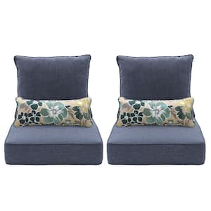 Aoodor 24 in. x 24 in. Outdoor Deep Seating Lounge Chair Cushion
