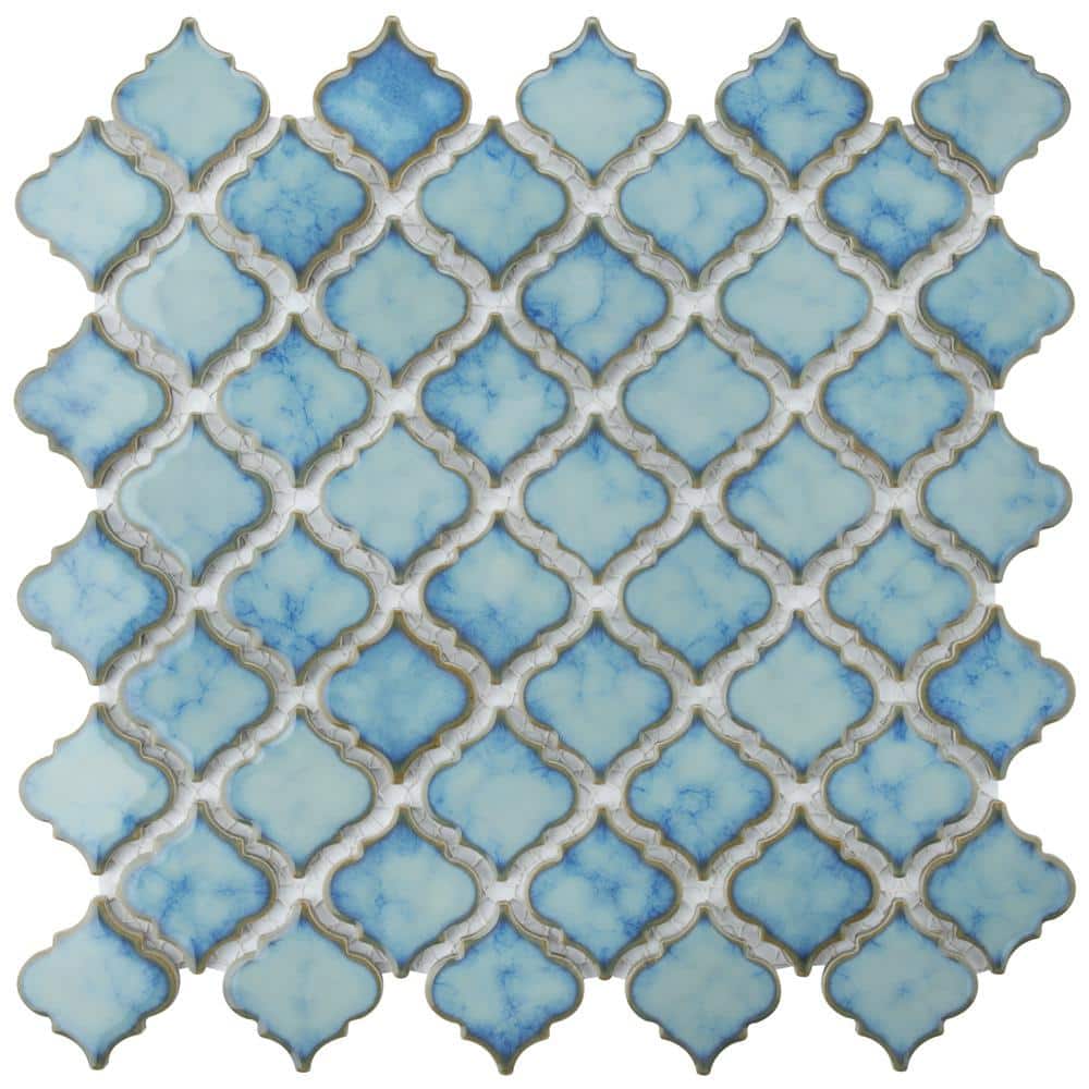 Hudson Tangier Marine 6 in. x 6 in. Porcelain Mosaic Take Home Tile Sample price history on PriceWatchPro