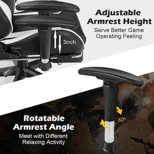 Office Chair Headrest Head Support Attachment Adjustable Height and Angle Head  Pillow for Ergonomic Executive Chair 