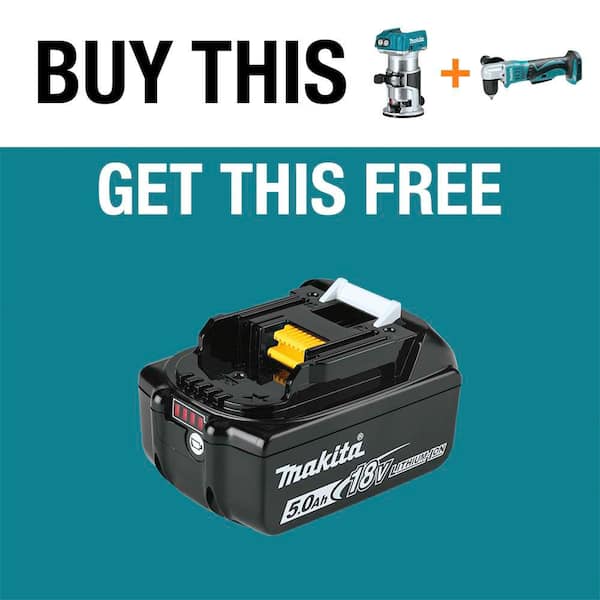 18V LXT Lithium-Ion Brushless Variable Speed Compact Router with Built-In LED Light with 18V LXT 3/8 in. Angle Drill