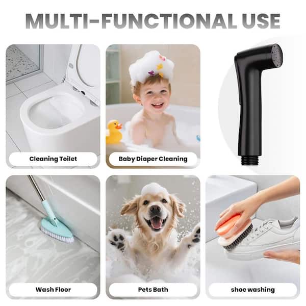 Handheld Bathroom Bidet Sprayer Bidet Attachment with Wall Mount Hose Kit Included