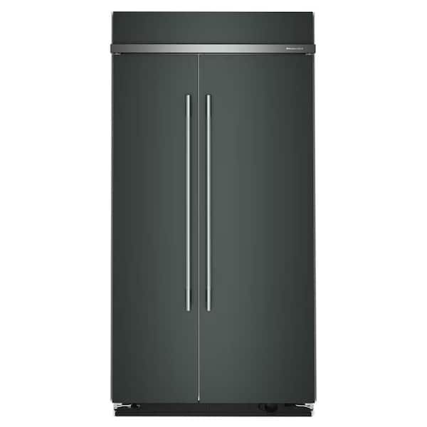 42 in. 25.5 cu. ft. Built-In Side-by-Side Refrigerator in Juniper with Platinum Interior