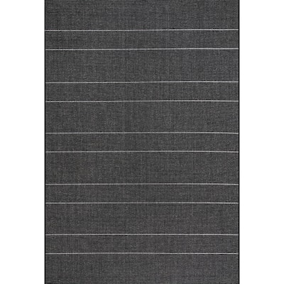 5 X 8 Black Outdoor Rugs, Black And White Striped Rugs Outdoor