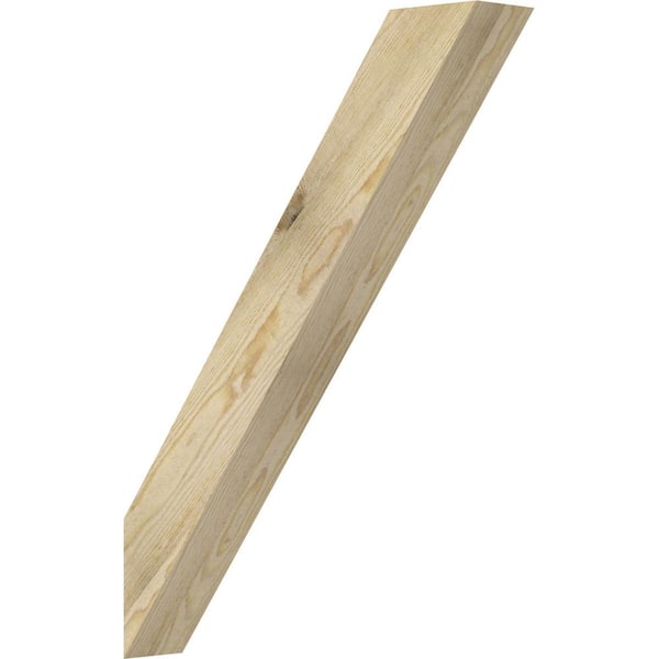 Ekena Millwork 4"W x 22"D x 30"H Traditional Rough Sawn Knee Brace, Douglas Fir