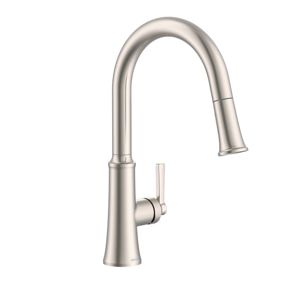 Gerber Northerly Single Handle Pull Down Sprayer Kitchen Faucet with ...