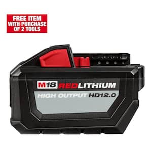 M18 18-Volt Lithium-Ion High Output 12.0Ah Battery Pack