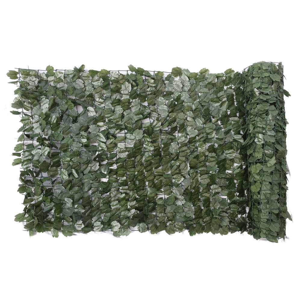 Naturae Decor Green Faux Ivy Privacy Screen for Outdoor Use