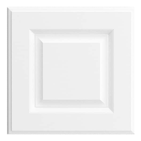 Designer Series Elgin 12 in. W x 0.75 in. D x 12 in. H in White Cabinet Door Sample