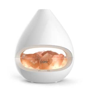 PureGlow 9 in. Crystal Salt Lamp Diffuser