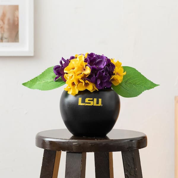 LSU Hydrangea Plant, LSU Faux Hydrangea Plant, LSU Gifts for Men