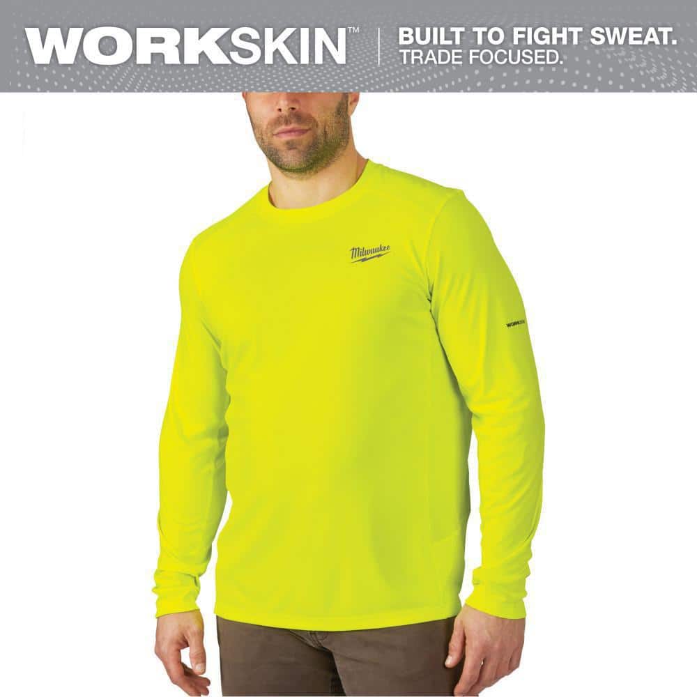 Men's Work Skin 3X-Large Hi-Vis Light Weight Performance Long-Sleeve T-Shirt price history on PriceWatchPro