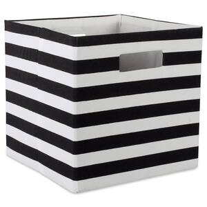 Square Polyester Stripe Storage Cube