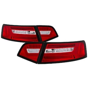 Spyder Auto BMW E39 5-Series 97-00 LED Tail Lights - Red Clear