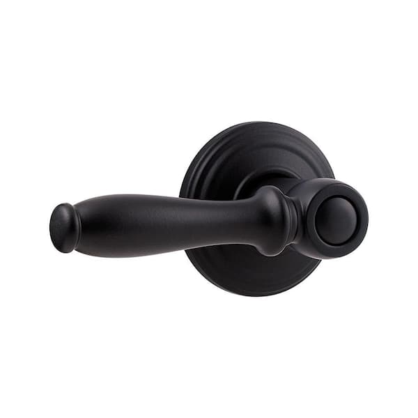 dobbit Kwikset Ashfield Matte Black Half-Dummy Door Lever 788ADL 514