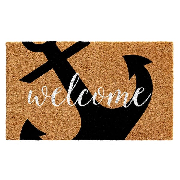 Calloway Mills Anchor Welcome Doormat, 36" x 72"