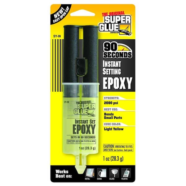 30-minute EPOXY GLUE 2 X 2oz Kit. Super-strong Adhesive Works on Almost  Everything 