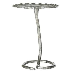 Justina Silver Side Table