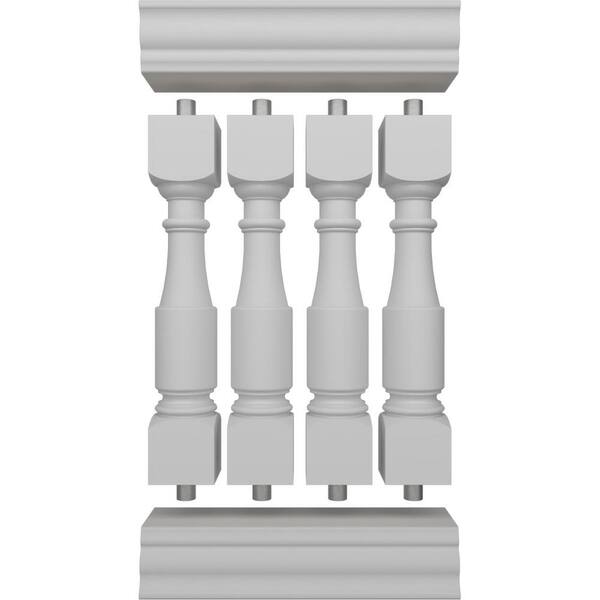 Ekena Millwork FiberThane Hamilton Fiberglass Deck Rail Kit