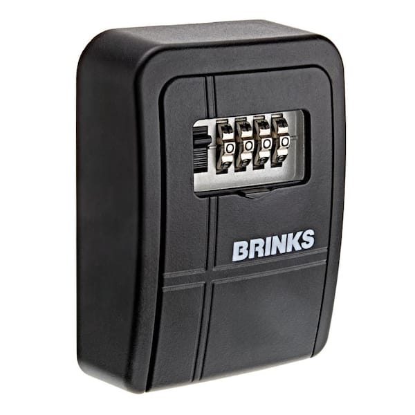 Lock Box, Wall Mount with Resettable 4-Digit Combination and Key Organizer