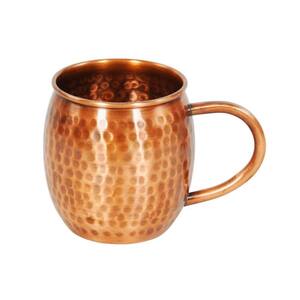 16 oz.100% Pure Hammered Copper Antique Mule Mugs with Handle For Mules, Cocktails, Or Your Favorite Beverage