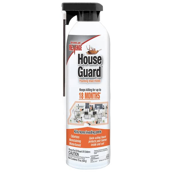 Revenge Revenge House Guard Foaming Insect Killer, 15 oz. Ready-to-Use Aerosol Spray, Long Lasting Protection, Odorless