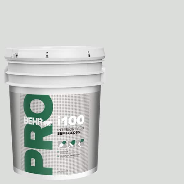 5 gal. #N500-1 Shiny Luster Semi-Gloss Interior Paint