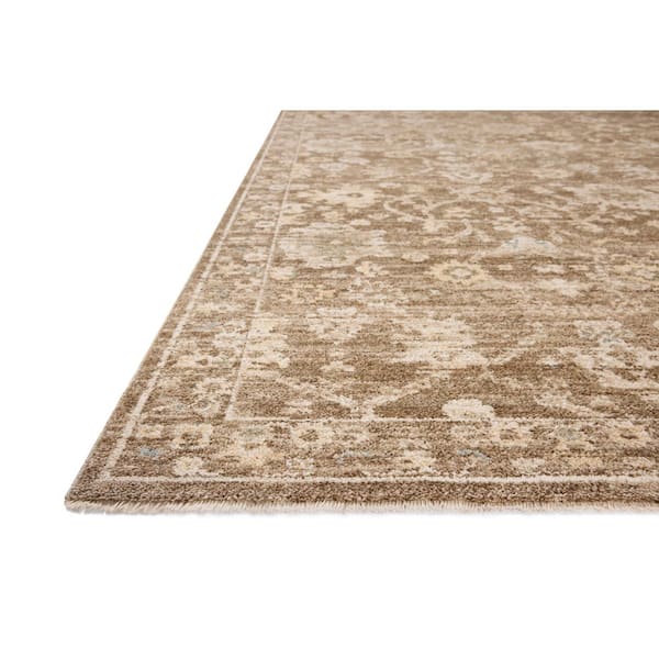 Chris Love Julia Palma Brown / Earth 2 ft. 7 in. x 7 ft. 6 in.  Traditional Runner Rug