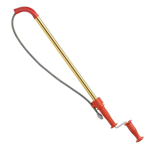K-6DH Hybrid Toilet Snake Auger, Cable Extends to 6 ft. with Integrated  Drop Head (Manual or Cordless Drill Operated)