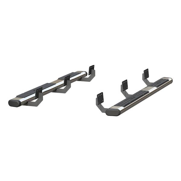 Aries 6 x 75-Inch Oval Polished Stainless Steel Nerf Bars, Select Ram 1500 Quad Cab