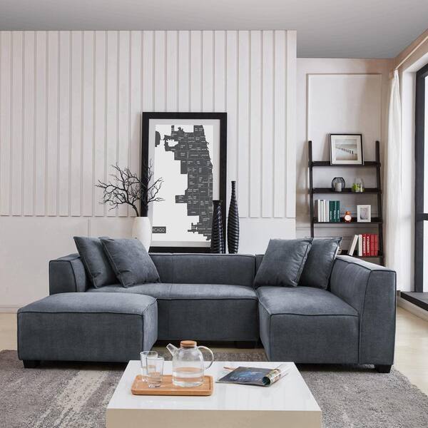 Handy Living Phoenix 3 Piece Caribbean Blue Polyester 4 Seater L Shaped Right Facing Sectional Sofa With Ottoman Phx Sec Cnf55 The Home Depot - Furniture Sectional Sofas Phoenix Handy Living Phoenix 3 Piece Caribbean Blue Polyester 4 Seater L Shaped Right Facing Sectional Sofa With Ottoman Phx Sec Cnf55 The Home Depot - Furniture Sectional Sofas Phoenix