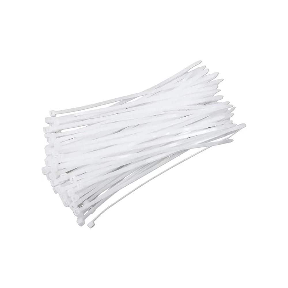 100-Pack 8 in. Reusable White Cable Ties (5 mm Width) – Medium-Duty Nylon Zip Ties for Indoor/Outdoor Use price history on PriceWatchPro